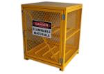 Steel Gas Cylinder Storage Cages , Lpg Gas Bottle Storage Cages 139 LBS Weight