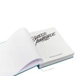 Embossed Logo Hardcover Books Printing Customized Silk Screen Fabric