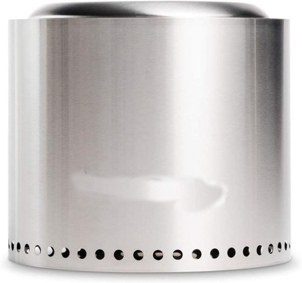 Portable 304 Stainless Steel Sliver Or Black Smoke Free Fire Pits For Cooking