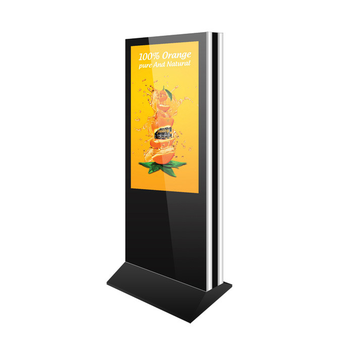 Ultra High Brightness Freestanding Digital Posters 43 Inch FHD Double Sided