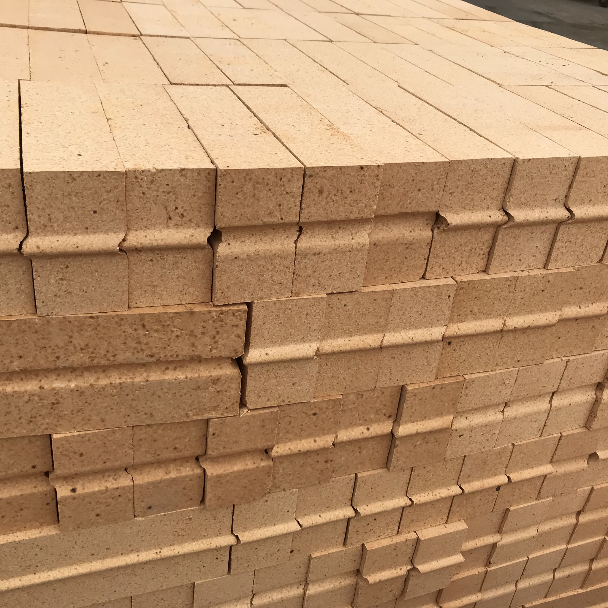 Industrial Furnace Fire Clay Brick Cold Crush Strength min 30MPa Furnace Liner Option