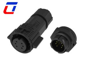 China Nylon 6 Pin IP67 Waterproof Connector 5A Wire Quick Disconnect Connectors factory