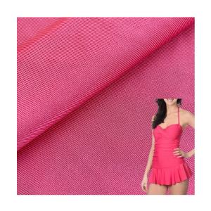 China 4 way stretch twill 80 polyester 20 spandex lycra swimwear fabric for sports clothes factory