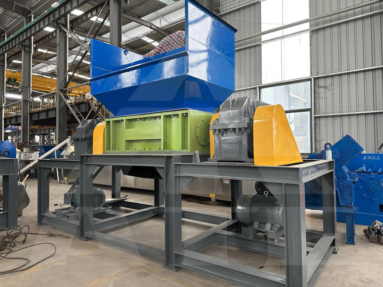 Plastic Bumper Shredder Machine Plastic Waste Barrel Shredder