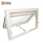 House Inward Opening Aluminium Awning Windows Double Tempered Clear Glazing side