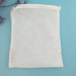 Underwear Washing Mesh Laundry Bag Folding Mini Size White Color Label Logo