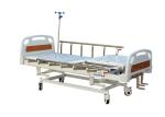 Mobile Manual Hospital Bed For General Ward , Aluminum Alloy Side Rails