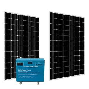 China 1.5kW All In One Monocrystalline Photovoltaic Energy System DC AC Output factory