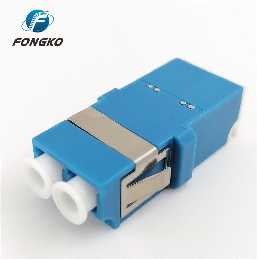 LC to LC UPC Duplex Optic Fiber Adapter Singlemode Coupler Flange