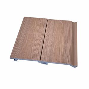 China 20*155mm Waterproof Wpc Cladding Composite Siding Boards Decorativo Wpc Wall Panel Outdoor factory