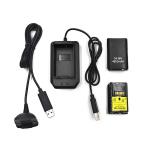 xbox 360 console accessories 5 in 1 USB 4800mAh Battery Pack & Charger Cable Kit