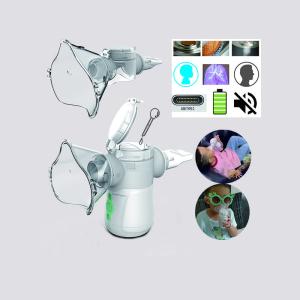 China 3μM Mesh Kids Nebulizer Machine Dual Channel Cough Breathing Inhaler Machine factory