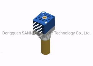 China Three Unit 10mm Absolute Rotary Shaft Encoder For Walkie Talkie Interphone factory