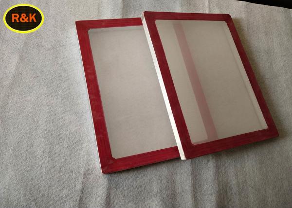 High Precision Silk Screen Aluminum Frame For Printing Silver Color Light Weight