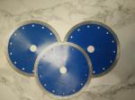 180mm Sintered Diamond Ceramic Tile Saw Blades , Mesh Rim Turbo Saw Blade