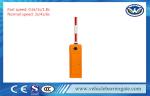Orange Aluminum Alloy arm Barrier Gate for Smart Parking System