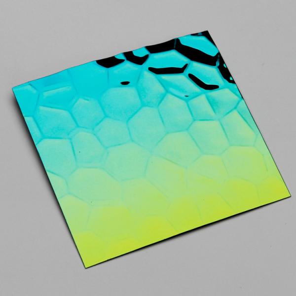 201 Color Pvd Decorative Stainless Steel Sheet Water Ripple Wave Stamped Metal