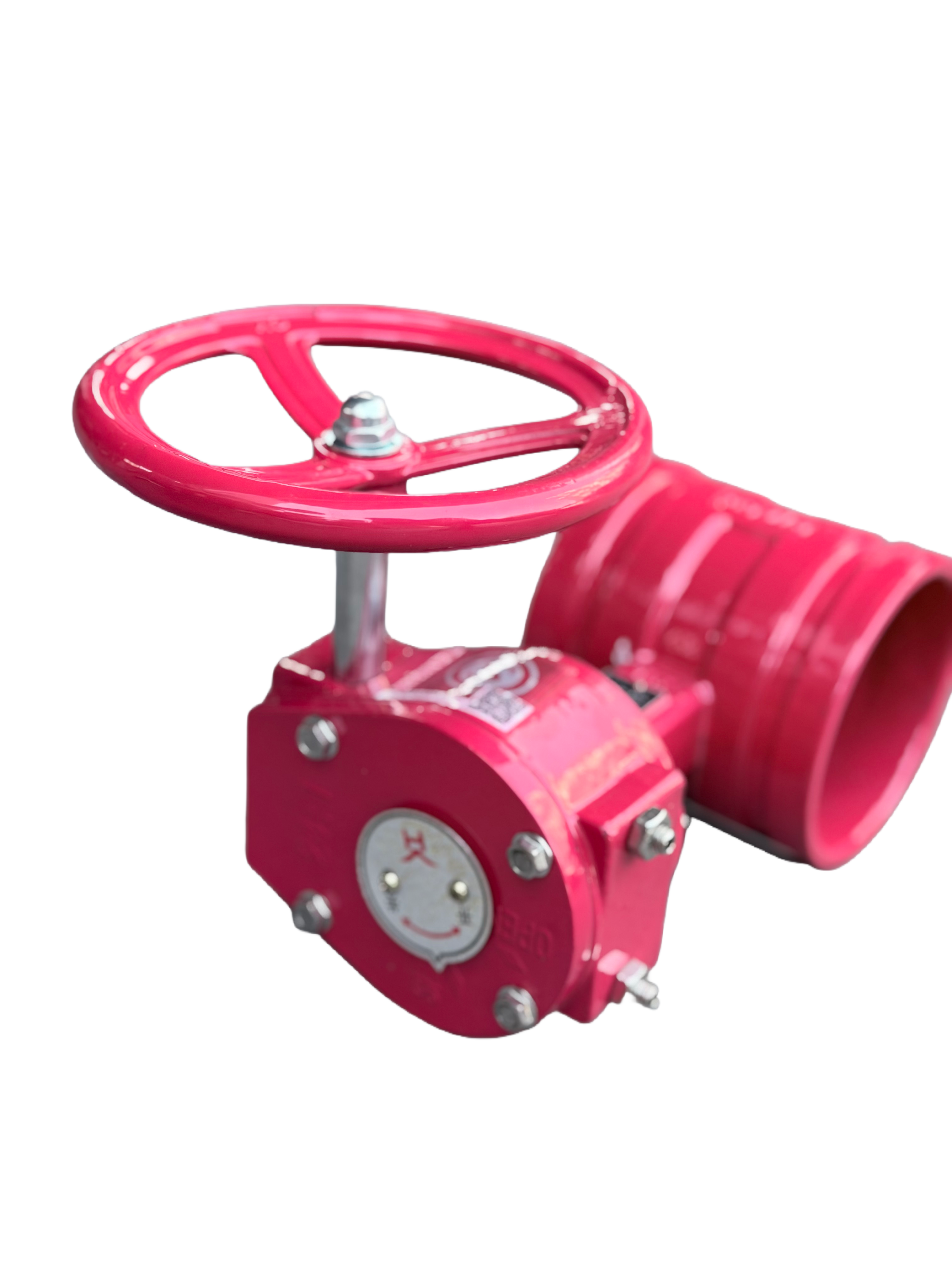 Manual Handlebar Control Fire Protection Clamp Wafer Type Butterfly Valve