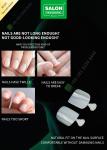 Toes Nail Seamless Nail Piece Lady French Style Artificial False Nails Half Tips
