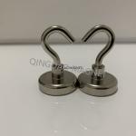 Sintered NdFeB Hook Magnet, N35,32KGS, Permenent Hook Magnets, Magnetic Assembly