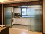 Brushed 0.8mm 6061 T4 Glass Aluminium Door Frame Extrusions
