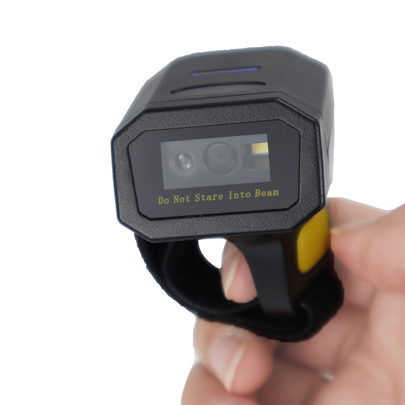 China Wearable Finger Bluetooth Scanner 1D 2D Wireless Ring Scanner factory