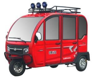 China Solar Electric 60V 800W Passenger 40km/H Cabin Tricycle factory