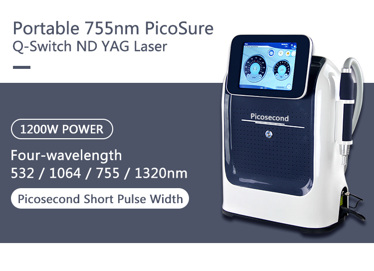 Q Switch Tattoos Removal Acne Treatment Hollywood Laser Beauty Machine for Hyperpigmentation