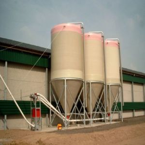 Automated Ventilated Steel Poultry House with Gable Roof