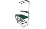 Aluminum Frame Pipe Workbench / Workstation Aluminum Pipe Rack As Display Table