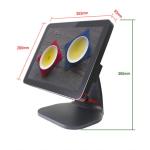 15" 10 Points Capacitive Touch Screen Point Of Sale Devices Black Color