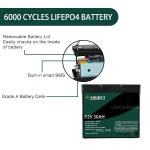Smart Lifepo4 Battery 12v 30ah 6ah 7ah 8ah 22ah 24ah 25ah 12v 50ah Lithium Ion