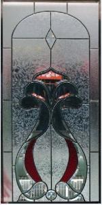 China black chrome caming decorative glass factory