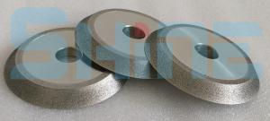 China 1V1 Electroplated Diamond CBN Grinding Wheel Taper Edge 180mm For Tungsten Carbide factory