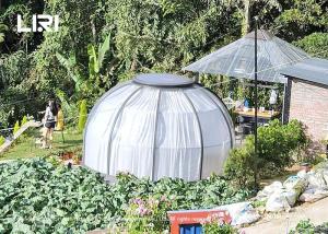China Crystal Dome Tent House For Outdoor Accommodations And Garden Dining Pods factory