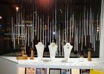 Handmade Fiberglass Mannequin Torso White Necklace Display Rack Height 45cm