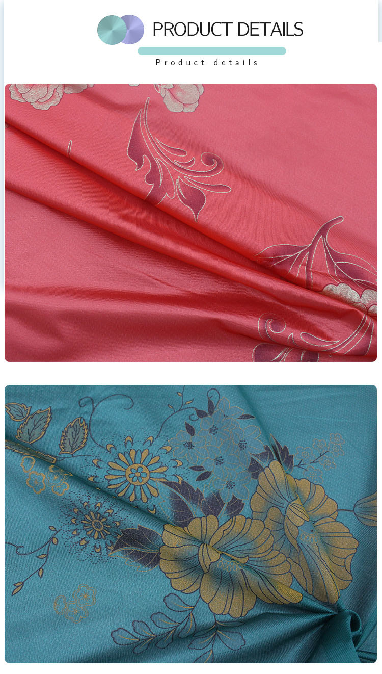 Polyester Golden Tricot Mattress Quilting Fabric 230cm Width