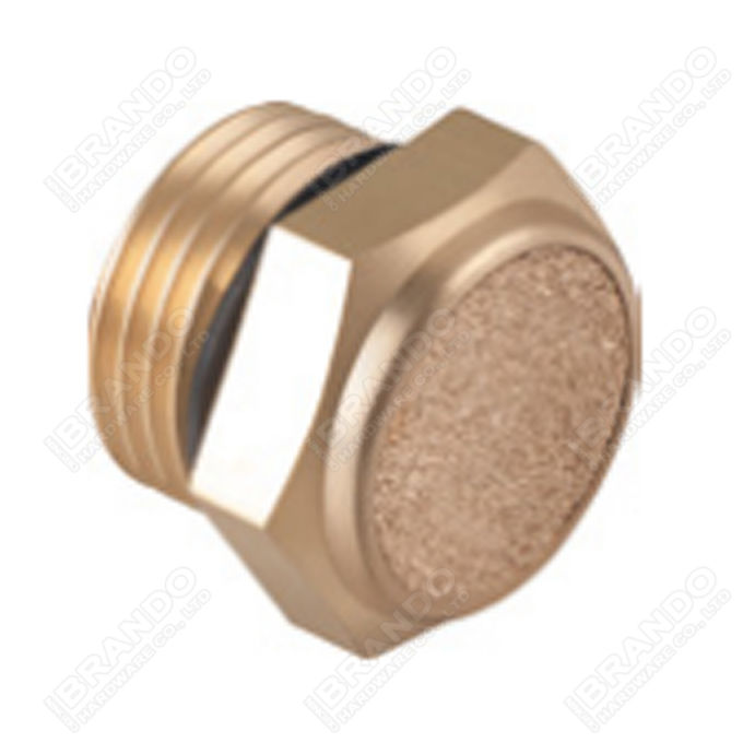 Adjustable Pneumatic Throttle Valve With Silencer Sintered Bronze 6