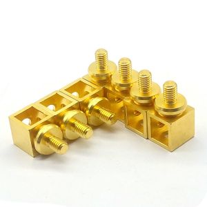Micro Machining CNC Brass Parts Anodized Brass Precision Turned Components