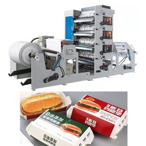 China 850mm 60m/Min Kraft Paper Carton Box Flexo Printing Machine 6 Color Printing Machine factory