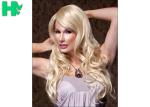 Multi Color Long Side Bang Long Synthetic Heat Resistant Wigs Shaggy Wave