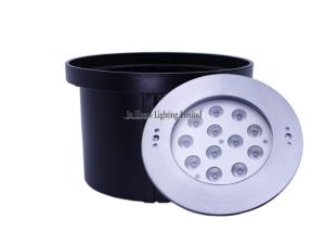 China Warm White 30W LED Inground Pool Lights / 12Volt Wall Mounted Underwater Lamp factory