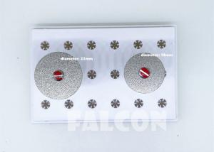 China 3mm Diamond Dental Discs Tool Grit 180-220um Round Dental Cutting Disc factory