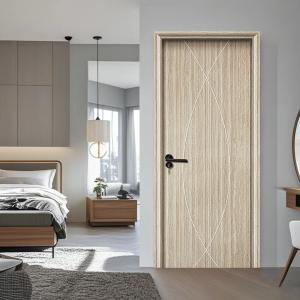 China Wood Plastic Composite WPC Hollow Interior Door Weather Resistant Low-Maintenance factory