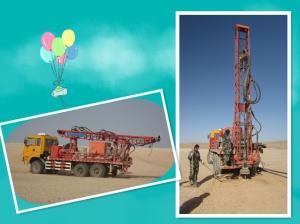 China Truck drilling rig in desert oil exploration factory