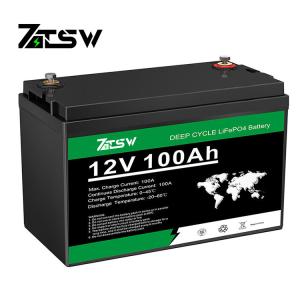 China 12V 100Ah Lithium Battery with 100Ah BMS Rechargeable Home Emergency Backup factory