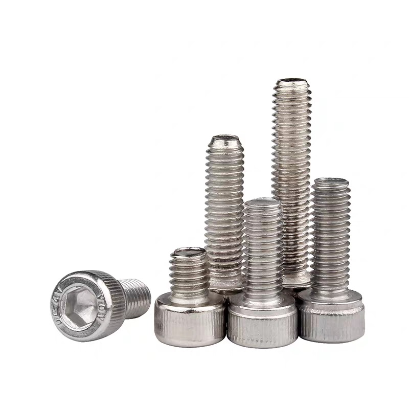 DIN912 Standard Plain Finish Hexagon Socket Head Cap Screw Bolt M2 M2.5 M3 M4 M5 M6 M8