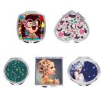 Elegant Simple Design Sublimation Compact Mirror Blanks For Makeup Tool