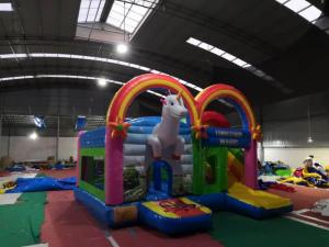 China Unicorn Magic Obstacle Jumping Bouncer Obstacle Course Jump House SGS Approved factory