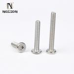 Metric Measurement System Stainless Steel Flat Head Hexagon Socket Bolts for M1